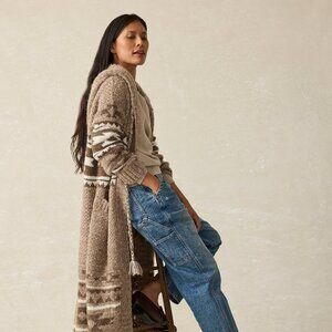 Faherty/Steven Paul Judd Chahtah Hooded Duster - Mocha Chahtah